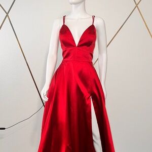 Deep Red Bridesmaid Dress New w Tags